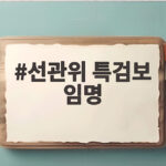 선관위 특검보 임명 완료, 5명 구성과 수사 방향 선관위 특검보 임명