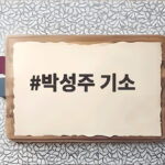 박성주 기소