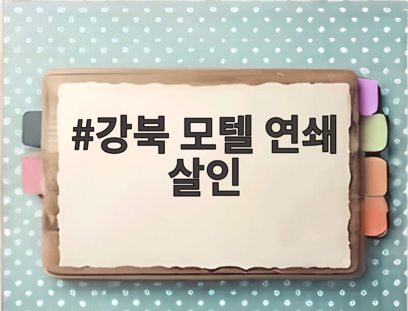 강북 모텔 연쇄 살인 1심 무기징역 항소 이유와 앞으로 재판은 1 강북 모텔 연쇄 살인