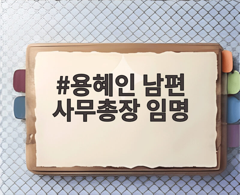 용혜인 남편 사무총장 임명 논란 창당 3일 만에 무슨 일이 1 용혜인 남편 사무총장 임명