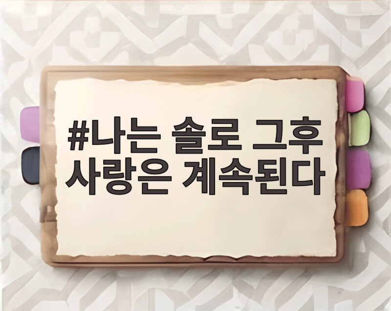 나는 솔로 그후 사랑은 계속된다 커플들의 지금 이야기가 궁금해 1 나는 솔로 그후 사랑은 계속된다