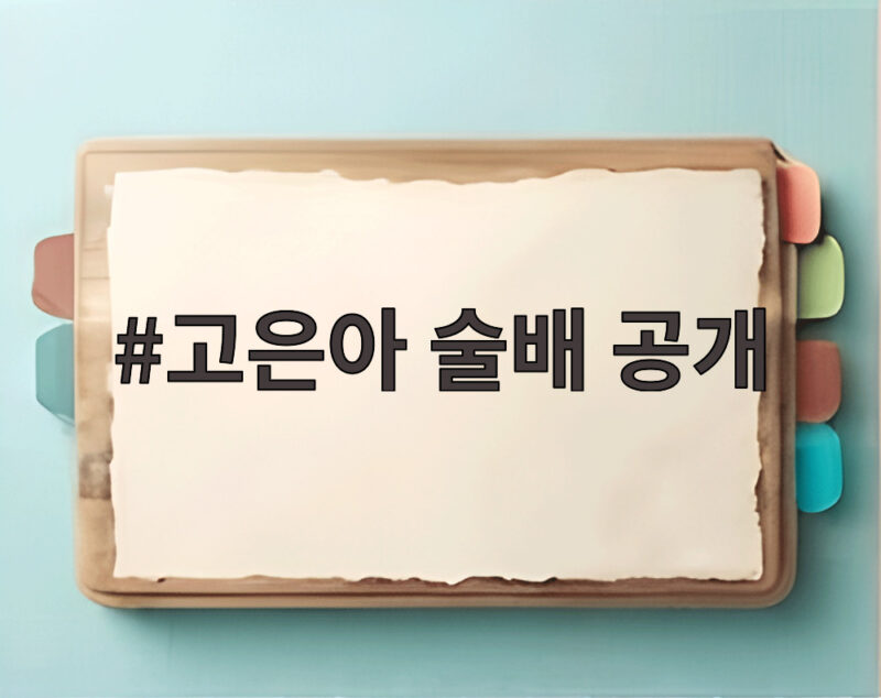 고은아 술배 공개 60.9kg에서 57.6kg까지 2주 다이어트 이야기 1 고은아 술배 공개