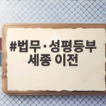 법무·성평등부 세종 이전 2027년 상반기 시작 의미와 변화는 법무·성평등부 세종 이전