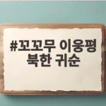 꼬꼬무 이웅평 북한 귀순 그날의 선택 그리고 남은 가족 이야기 꼬꼬무 이웅평 북한 귀순