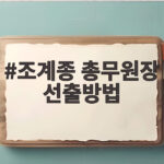 조계종 총무원장 선출방법