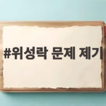위성락 문제 제기 중국 남북 두 국가 표현 논란 총정리 위성락 문제 제기