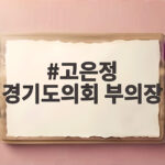 고은정 경기도의회 부의장