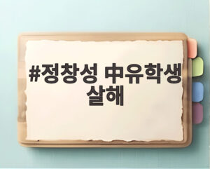 정창성 中유학생 살해