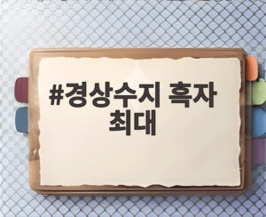 경상수지 흑자 최대