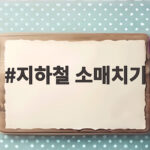 지하철 소매치기
