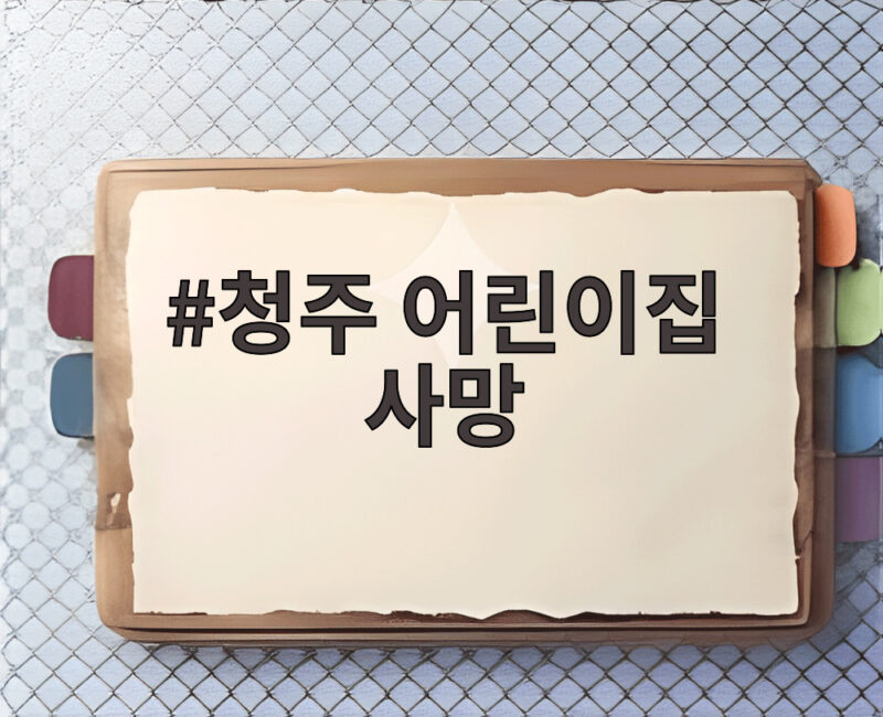 청주 어린이집 사망 사건 낮잠 시간 3세 아이에게 무슨 일이 1 청주 어린이집 사망