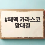 페덱 카라스코 맞대결 잠실에서 벌어진 진짜 단두대 매치의 승자는 페덱 카라스코 맞대결
