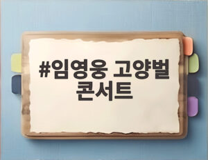 임영웅 고양벌 콘서트