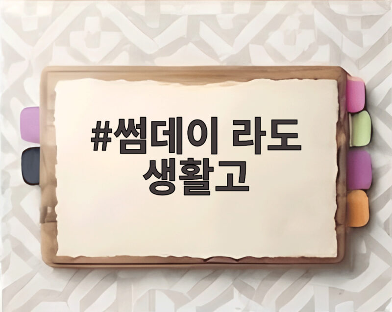 썸데이 라도 생활고 17년 만 고백 도둑도 훔칠 게 없던 날들 1 썸데이 라도 생활고