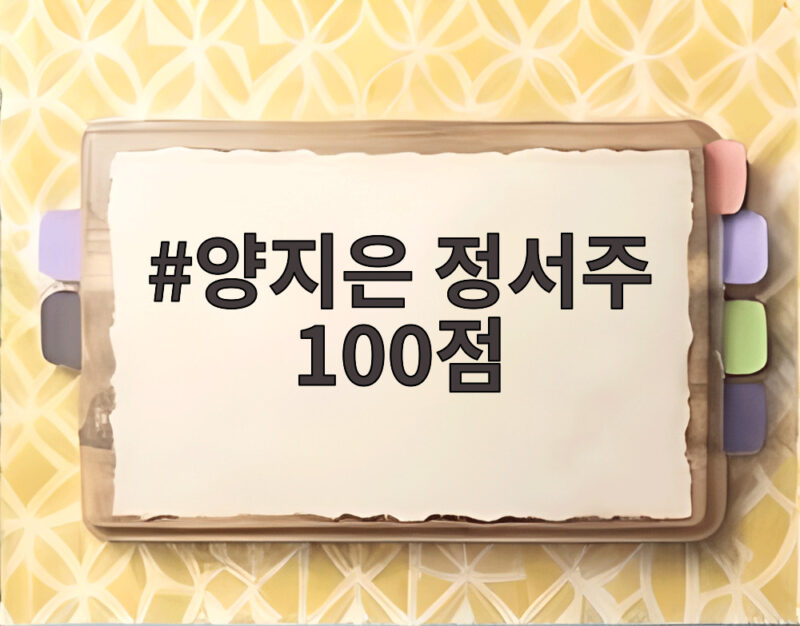 양지은 정서주 100점 금타는 금요일 역대 첫 쌍백의 주인공 1 양지은 정서주 100점