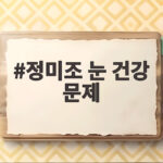 정미조 눈 건강 문제, 빛 보기 힘들고 그림도 못 그린다 정미조 눈 건강 문제