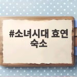 소녀시대 효연 숙소