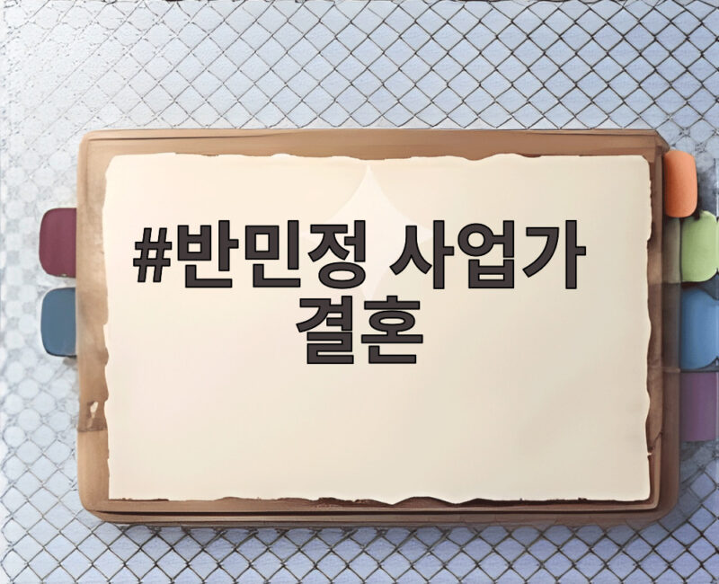 반민정 사업가 결혼