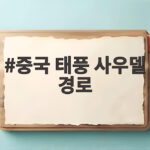 중국 태풍 사우델 경로, 폭염 고기압이 만든 예상 밖의 결과 중국 태풍 사우델 경로