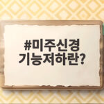 미주신경 기능저하란 무엇일까 이상순 건강 이상으로 주목하는 이유 미주신경 기능저하란?