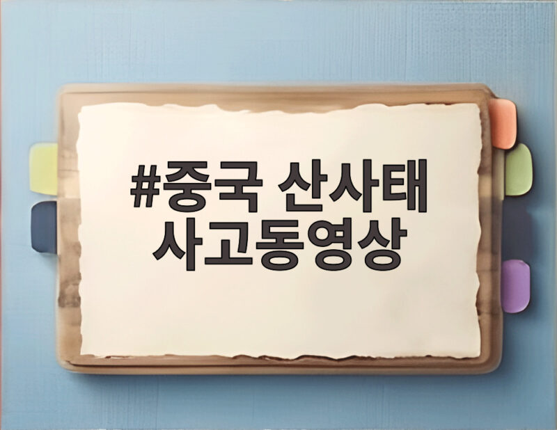 중국 산사태 사고동영상으로 보는 빙하 쓰나미의 경고와 대비책 1 중국 산사태 사고동영상