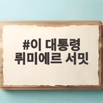 이 대통령 뤼미에르 서밋 공동의장으로 K콘텐츠 유럽 진출 길 연다 이 대통령 뤼미에르 서밋