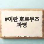 이란 호르무즈 파병