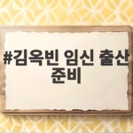 김옥빈 임신 출산 준비, 태명 울루와 함께하는 설렘 김옥빈 임신 출산 준비