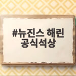 뉴진스 해린 공식석상 복귀 1년 6개월 만에 포토콜 참석 뉴진스 해린 공식석상