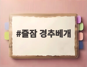즐잠 경추베개