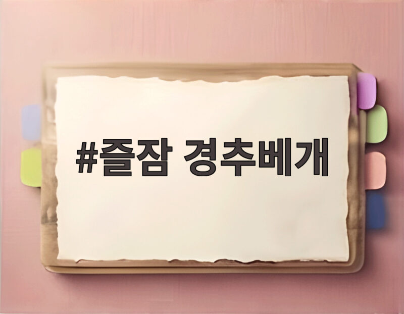 즐잠 경추베개로 아침 목 통증 없이 즐거운 잠을 자는 방법 1 즐잠 경추베개
