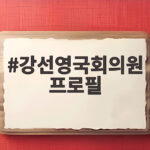 강선영국회의원 프로필, 여군 최초 2성 장군의 파격 이력과 12.3 계엄 입장 강선영국회의원 프로필