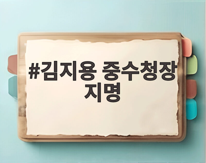 김지용 중수청장 지명 초대 수장 후보에 검사장 출신 변호사가 오르는 이유 1 김지용 중수청장 지명