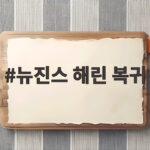 뉴진스 해린 복귀, 1년 6개월 만에 공식석상 등장한 의미 뉴진스 해린 복귀
