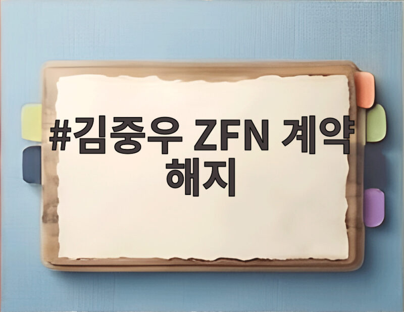 김중우 ZFN 계약 해지, 생방송 중 일반인 기절시킨 사건의 충격적 전말 1 김중우 ZFN 계약 해지
