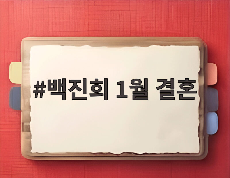 백진희 1월 결혼 예비신랑 재력가설 직접 해명 평범한 직장인이라고 1 백진희 1월 결혼