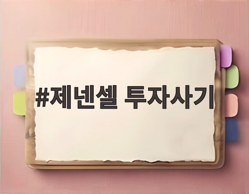제넨셀 투자사기 113억 피해 고소 세종메디칼 주장 경찰 수사 전말 사실은 1 제넨셀 투자사기