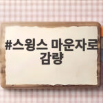 스윙스 마운자로 감량 2주만에 6kg 빠졌는데 요요 왔다 스윙스 마운자로 감량