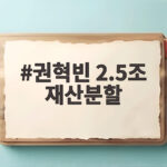 권혁빈 2.5조 재산분할 판결 내용과 향후 경영권 전망 권혁빈 2.5조 재산분할