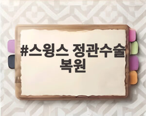 스윙스 정관수술 복원