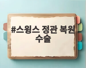 스윙스 정관 복원 수술