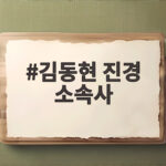 김동현 진경 소속사