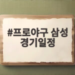 프로야구 삼성 경기일정 대구 홈 5연전 KT KIA LG 승부처는 프로야구 삼성 경기일정