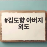 김도향 아버지 외도
