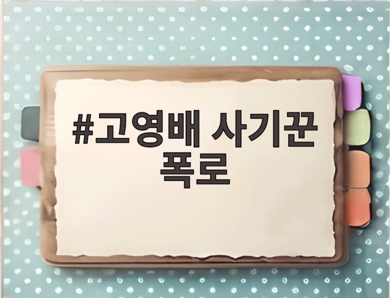 고영배 사기꾼 폭로 주우재 500만 원 주고 만든 음원 수익 8천 원 1 고영배 사기꾼 폭로