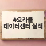 오라클 데이터센터 실적이 급등했지만 부채 1250억달러가 걱정인 이유 오라클 데이터센터 실적