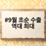 9월 초순 수출 역대 최대 달성 반도체 270% 급증이 우리 경제에 주는 의미와 전망 9월 초순 수출 역대 최대