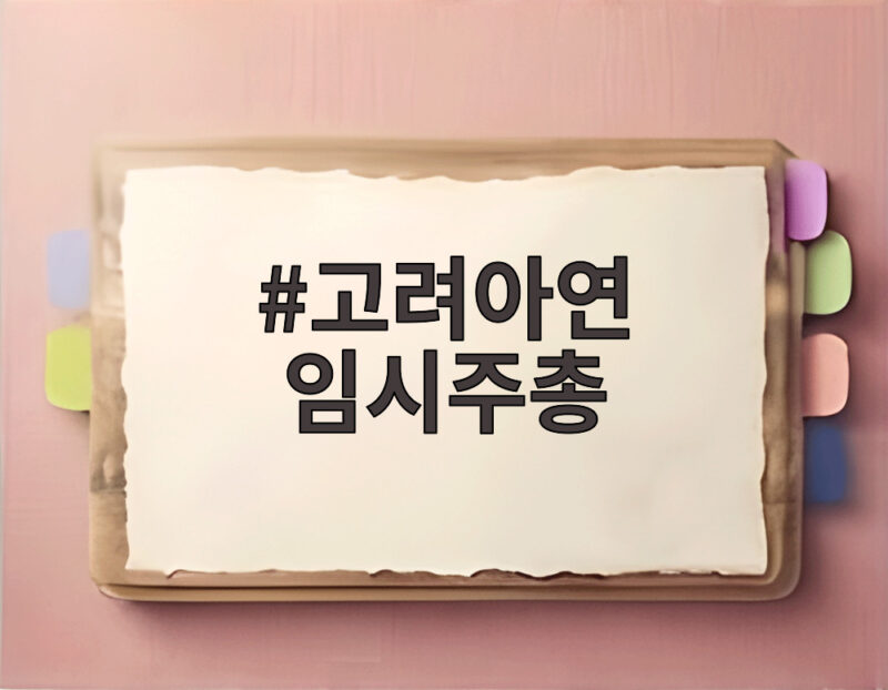고려아연 임시주총 감사위원 1석이 경영권의 향방을 결정한다 1 고려아연 임시주총