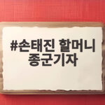 손태진 할머니 종군기자 이력 미국 대사관 UN 라디오 방송까지 화려한 스펙 손태진 할머니 종군기자