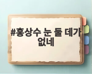 홍상수 눈 둘 데가 없네